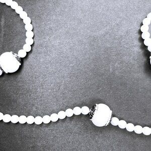 Freshwater Pearl Necklace Silver Clasp Classic Statement Jewelry